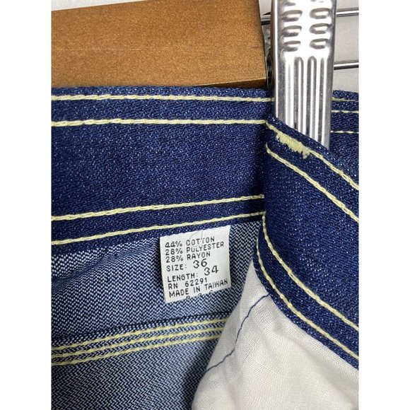 NWT Black Stallion Mens Blue Denim Jeans Size 36x34 - Picture 5 of 9